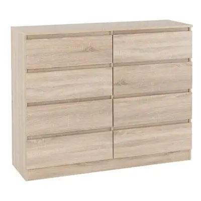 Malvern Drawer Chest of Drawers in Sonoma Oak Effect Recessed Handles