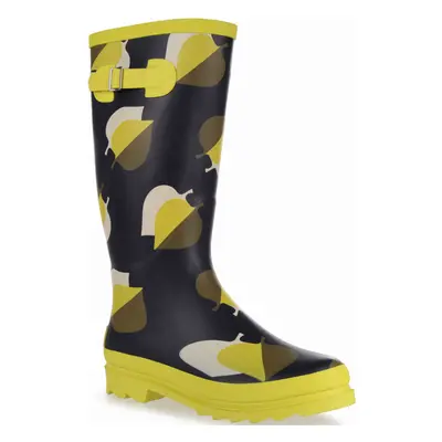 (7 UK, Yellow) Regatta Womens Cosy High Floral Wellington Wellies Boots