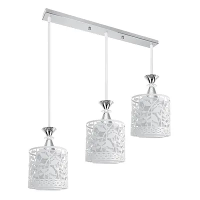 (Type F Leaves) Modren Dining Room Adjustable Loft Glass Ceiling Light Lamp Shade Pendant Light 