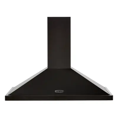 Rangemaster LEIHDC90BC cm Chimney Cooker Hood - Black / Chrome