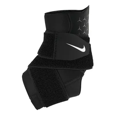 (S, Black/White) Nike Pro Compression Ankle Support