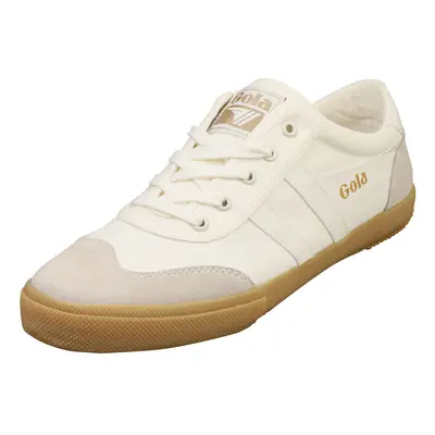 (10) Gola Badminton Mens Casual Trainers in Off White