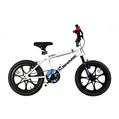 XN Urban Shark Kids 16" BMX Bike - Gloss White/Black