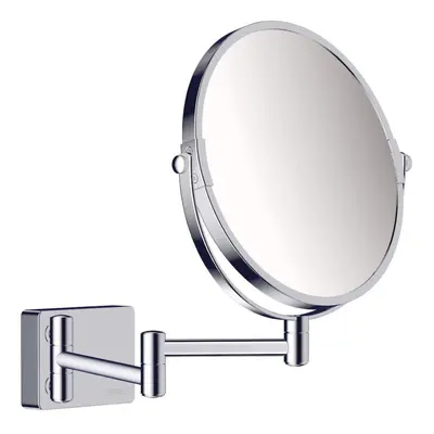 Hansgrohe AddStoris Universal Bathroom Shaving Mirror Wall Mounted Chrome