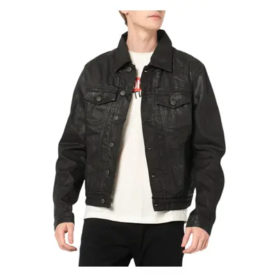 (XS) DIESEL NHILL-C1-SP2 Mens Trucker Denim Jacket