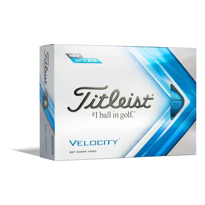 Titleist Velocity Golf Balls Matte Blue, One Size