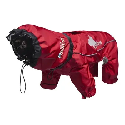 Command JKHL8RDXS Weather - King Ultimate Windproof Full Bodied Pet Jacket, Extra Small - Red