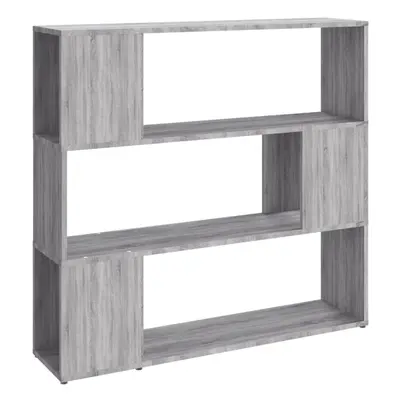 (grey sonoma) vidaXL Book Cabinet Room Divider Privacy Screen Bookcase Bookshelf Book Rack