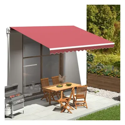 vidaXL Replacement Fabric for Awning Burgundy Red 4.5x3 m Outdoor PatioCanopy