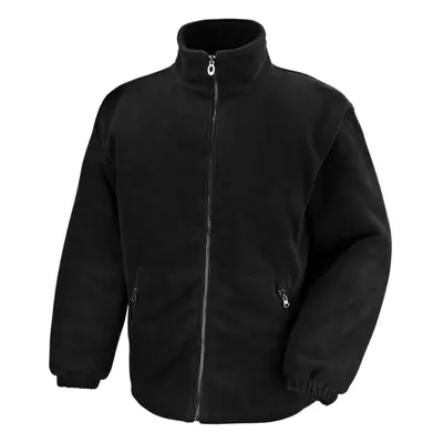 (2XL, Black) Result Core Mens Polartherm Fleece Jacket