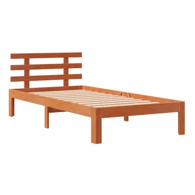 (100 x cm) vidaXL Bed Frame Home Wooden Bedroom Bedstead Platform Bed Base Solid Wood