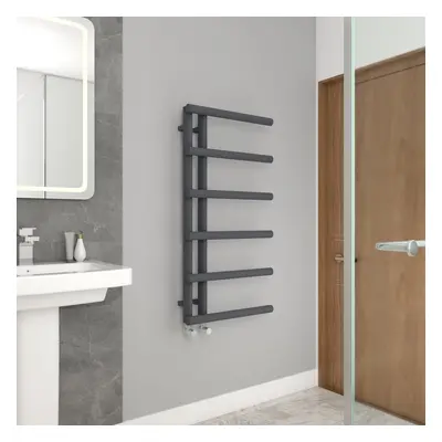 WarmeHaus 988x500mm Designer Bathroom Heated Towel Rail Radiator Grey