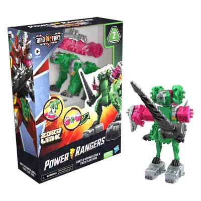 Hasbro Power Rangers Dino Fury Pink And Green Combo Zords Toys