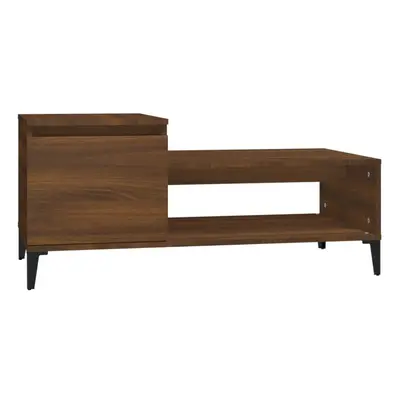 (Brown oak) vidaXL Coffee Table Engineered Wood Side Sofa Accent Couch Table Multi Colours