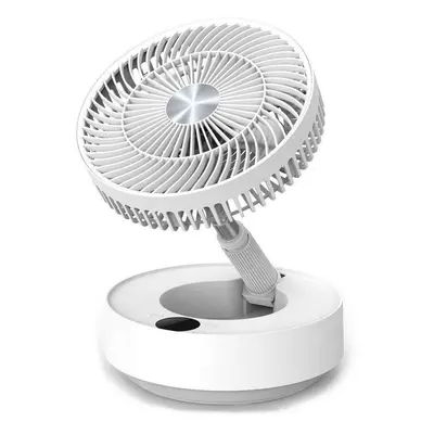 (Green, A) Folding Electric Purification Fan Air Cooling Fan from Humidification Magnetic Remote