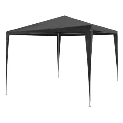 vidaXL Party Tent 3x3m PE Anthracite Outdoor Patio Gazebo Canopy Marquee Shade