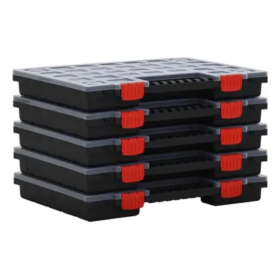 (26 dividers) vidaXL 5/10x Assortment Boxes Polypropylene Tool Organiser Box Multi Models