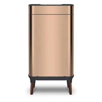 Tower Ozone Sensor Bin with Legs, 65L, Hands Free Opening, Carbon Filter, Copper T938022COP