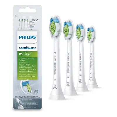 Philips Sonicare Optimal White BrushSync Enabled Replacement Brush Heads, 4pk, White - HX6064/12