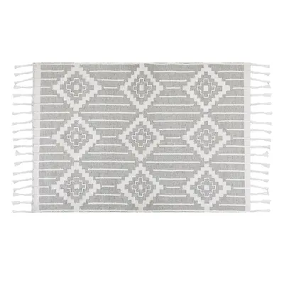 Outdoor Area Rug x cm Grey and White TABIAT