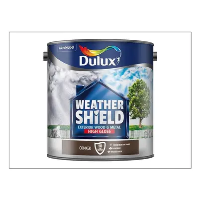 Dulux Weathershield Exterior Gloss Conker 2.5L