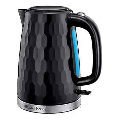 Russell Hobbs Cordless Electric Kettle - Contemporary Honeycomb Design with Fast Boil and Boil D