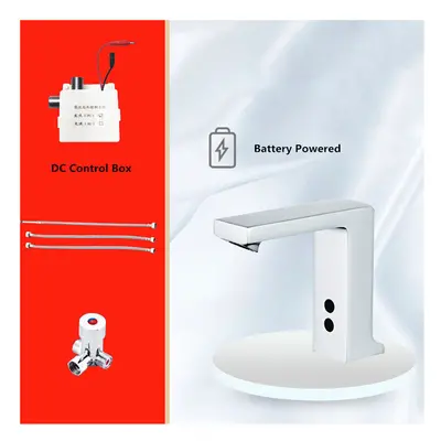 (DC Power - Hot and Cold) Induction Faucet Hot And Cold Automatic Sensor Touchless Sink Hand Con