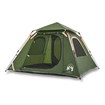 (Green, x x cm) vidaXL Camping Tent Dome 5-Person Lightweight Tent Dome Tent Quick Release