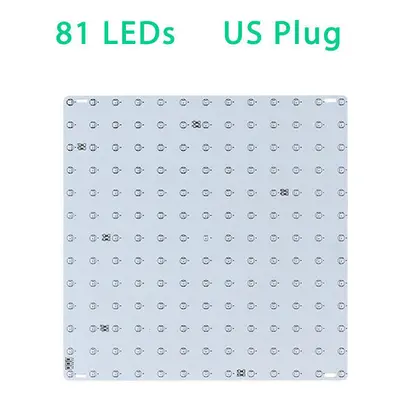 (81LED US Plug) 169/81 LED Plant Grow Light Full Spectrum Indoor Veg Flower Hydroponic Lamp 85-2