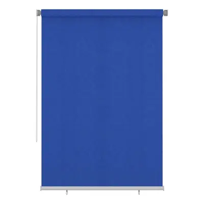 (blue, x cm) vidaXL Outdoor Roller Blind Balcoy Door Window Shade Blind Treatment HDPE