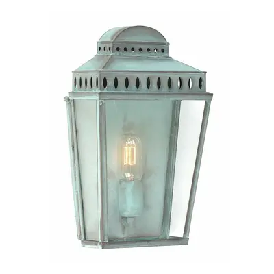 Outdoor IP44 Wall Light Sconce Verdigris LED E27 100W Bulb External d01944