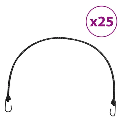 vidaXL Bungee Cords with Reflective Strips and Hooks Bungee Straps pcs