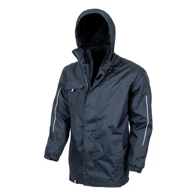 (XXL, Navy) Result Core Mens Printable 3-In-1 Transit Jacket