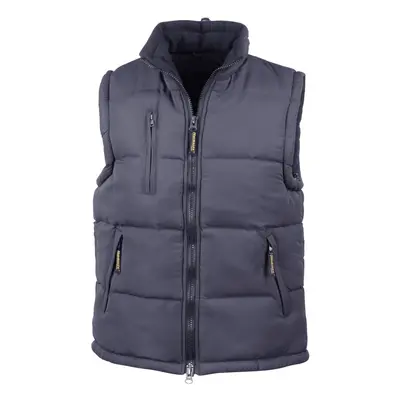 (L, Navy) Result Mens Padded Body Warmer