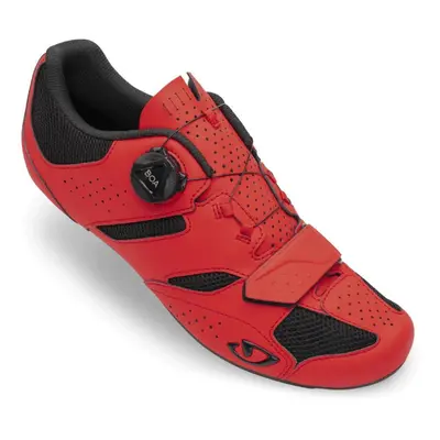 (41, Bright Red) Giro Savix II Road Cycling Shoes