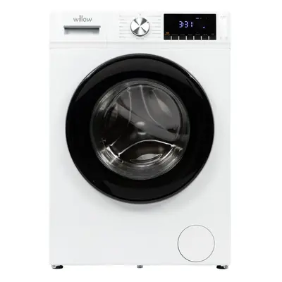 Willow 10kg 1400RPM White Washing Machine, BLDC Inverter, Child Lock