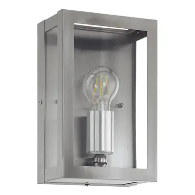 IP44 Outdoor Wall Light Stainless Steel Box x 60W E27 Bulb Porch Lamp