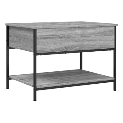 vidaXL Coffee Table End Table Sofa Table Grey Sonoma Engineered Wood and Metal