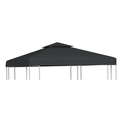 vidaXL Gazebo Cover Replacement 310g/mÂ² Dark Grey 3x3m Waterproof Canopy Top