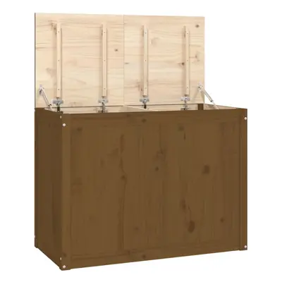 (honey brown) vidaXL Solid Wood Pine Laundry Box Bin Multi Colours 44x44x66 cm/88.5x44x66 cm