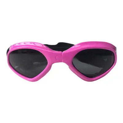 (Pink) Foldable Pet Dog Glasses Goggles Eye Wear Protection UV Sunglasses