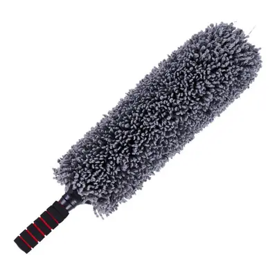 Microfibre Wheel Brush Dust-cleaning Large Grey Round Telescopic Rod Degree