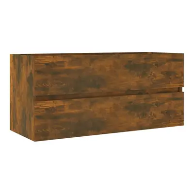 (smoked oak) vidaXL Sink Cabinet Chipboard Storage Bathroom Washroom Multi Models/Colours