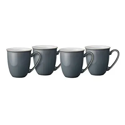 Denby Elements Fossil Grey Pc Coffee Beaker/Mug Set