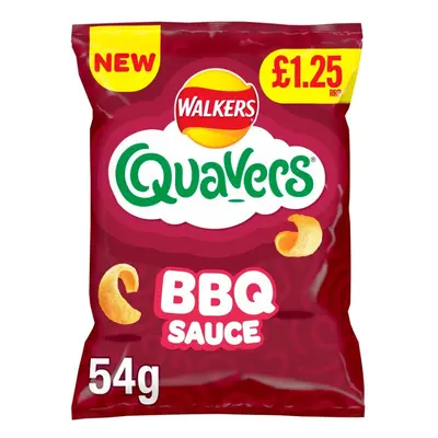 Walkers Quavers BBQ Sauce 54gx15