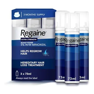 Regaine For Men Hair Regrowth Foam x 73ml (Packing May Vary)