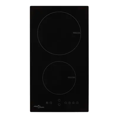 vidaXL Induction Hob with Burners Touch Control Glass 3500W Kitchen Built-in