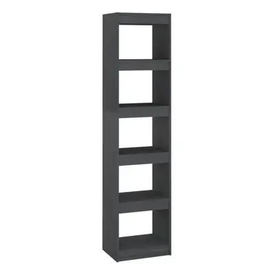 (grey, x x 167.5 cm) vidaXL Book Cabinet/Room Divider Storage Book Rack Bookshelf Solid Wood Pin