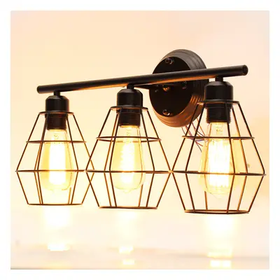 85-240V Bathroom Vanity Light Mirror Front Wall Sconce Industrial Farmhouse Wall Lamp Without Bu