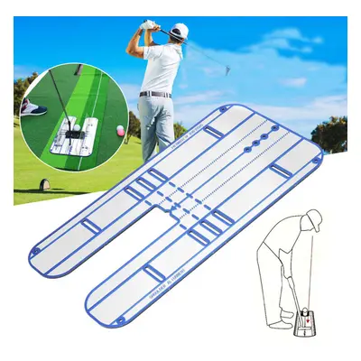 Golf Putting Trainer Sport Golf Putter Practice Tool Outdoor Home Swing Trainer Eye Line Aid